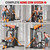 XGSW Multi-Function Home Gym Workout Station, Featuring a Pulley System, arm Trainer, and Leg Trainer for Full-Body Workouts. (L03-1 Single-Person Fitness Station)