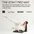 Stakt Foldable Yoga Mat Pro, 2 in 1 with Premium Textured Grip, Non Slip, Folding Exercise and Fitness Mat for Pilates, Strength Training, and High Impact Workouts - Black