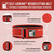 Self-Locking Weight Lifting Belt | Premium Weightlifting Belt for Serious Functional Fitness, Power Lifting, and Olympic Lifting Athletes (Extra Large, Red)