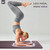 KEEP Extra Thick NBR Yoga Mat for Women & Men, 15mm Thick, 72”x32” Large Exercise Mat with Non-Slip Workout Mat for Yoga, Pilates, Stretching, Meditation – Wide & Cushioned Fitness,Mat Purple