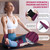 BECOJADDE Ankle Weights Set of 2 (2 lb Each) Adjustable Wrist Weights for Women Men Wearable Arm Leg Weight for Pilates, Running, Walking, Workout, Yoga, Pewter Burgundy