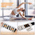 BECOJADDE Ankle Weights Set of 2 (2 lb Each) Adjustable Wrist Weights for Women Men Wearable Arm Leg Weight for Pilates, Running, Walking, Workout, Yoga, Pewter Beige