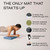 Stakt The Original Foldable Yoga Mat, Premium Foldable Exercise & Workout Mat with Non-Slip Surface, Lightweight Portable for Studio or Home Use, As Seen on Shark Tank - Tide