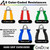 CanDo Hand Grip Exerciser 5 pair set, X-Light - X-Heavy (Yellow, Red, Green, Blue, Black)