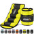 APEXUP 10lbs/Pair Adjustable Ankle Weights for Women and Men, Modularized Leg Weight Straps for Yoga, Walking, Running, Aerobics, Gym, Physical Therapy (Yellow)