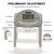 Handeful Grip Strength Tester with Zipper Bag, Digital Hand Dynamometer Grip Strength Measurement Meter Auto Capturing Electronic Hand Grip Power 198Lbs / 90Kgs