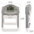 Handeful Grip Strength Tester, Hand Grip Dynamometer (198Lbs / 90Kgs), Electronic Handgrip Testing for Sports Home School Use