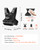 VEVOR Adjustable Weighted Vest, 11-20lb Weight Vest with 6 Ironsand Weights and Reflective Stripe, Body Weight Vest Exercise Set for Men Women, Workout Equipment for Strength Training Running Jogging
