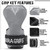 Cobra Grips Weight Lifting Gloves with Adjustable Neoprene Padded Wrist Wraps - Heavy Duty Alternative to Power Lifting Hooks for Deadlifts (PRO Gray Rubber)