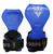 Cobra Grips Weight Lifting Gloves with Adjustable Neoprene Padded Wrist Wraps - Heavy Duty Alternative to Power Lifting Hooks for Deadlifts (PRO Blue Rubber)