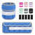 Adjustable Ankle Weights for Women Men 1-5 LBS 1 Pair Wrist Leg Arm Weights with Removable Weight, Strength Training Weight for Jogging, Walking, Running, Fitness, Gym Workout, Dark Blue