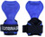 Cobra Grips Weight Lifting Gloves with Adjustable Neoprene Padded Wrist Wraps - Heavy Duty Alternative to Power Lifting Hooks for Deadlifts (PRO Blue Sway Leather)