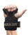 Cobra Grips Weight Lifting Gloves with Adjustable Neoprene Padded Wrist Wraps - Heavy Duty Alternative to Power Lifting Hooks for Deadlifts (PRO Black Leather)