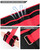 Adjustable Ankle Weights 1-5 LBS Pair with Removable Weight for Jogging, Gymnastics, Aerobics, Physical Therapy, Resistance Training|Each 0.5-2.5 LBS, Total 5LBS, Red
