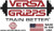 Versa Gripps Pro, Made in USA, Wrist Straps for Weightlifting Alternative, Best Training Accessory, SM, Blue