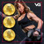Versa Gripps Classic, Made in USA, Wrist Straps for Weightlifting Alternative, Best Training Accessory, SM, Gold