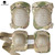 Emerson Protective Knee Pads Armors Protector Guard Pads with Neoprene Straps Black Olive Multicam Coyote