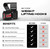 WYOX Weight Lifting Hooks for Deadlift, Pull Ups & Rows – Heavy Duty Wrist Support Grips to Lift Heavier, Reduce Grip Fatigue & Improve Performance – Padded Straps for Men & Women