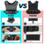 Gymnastics Power - Weighted Vest 6lb, 10lb, 12lb, 25lb, 35lb, 45lb, 60lb Removable Iron Weights for Men and Women Workout for Calisthenics and Fitness Sport Training (45 LB - Black)
