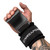 Gymreapers Weight Lifting Hooks (Pair), Heavy Duty Power Wrist Straps Hand Grip Support for Deadlifts, Pull Ups, Shrugs - Gym Gloves for Men and Women (Gray)