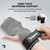 DMoose Fitness Weight Lifting Grips - Anti Slip Neoprene Padded Gym Straps for Powerlifting, Cross Training & Pullups - Wrist Support Grips for Deadlifts & Weight Lifting (Gray)