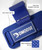 DMoose Fitness Weight Lifting Hooks (Pair) for Deadlifts, Pull Ups, Rows & Shrugs - Anti-Rip Nylon Strap Hand Grips with Thick Wrist Padding - Heavy Duty Wrist Straps for Weightlifting (All Blue)
