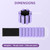 Rnnwolf Wrist Ankle Weights for Women Men 2lbs /Pair - Adjustable Arm Leg Pilates Weights Weighted Bangles Wristbands for Gym, Yoga, Strength Training Fitness Workout (Purple)