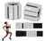 Wrist and Ankle Weights for Women & Men 2 Pack (1lb Each), Adjustable Silicone Wearable Arm & Leg Weights for Pilates, Gym, Yoga, Cardio, Strength Training (Grey)