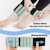 Wrist and Ankle Weights for Women & Men 2 Pack (1lb Each), Adjustable Silicone Wearable Arm & Leg Weights for Pilates, Gym, Yoga, Cardio, Strength Training (Green)