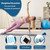 Wrist and Ankle Weights for Women & Men 2 Pack (1lb Each), Adjustable Silicone Wearable Arm & Leg Weights for Pilates, Gym, Yoga, Cardio, Strength Training (Blue)