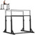 VEVOR Dip Bar, 800 lbs Capacity, Heave Duty Dip Stand Station with Adjustable Height, Fitness Workout Dip Bar Station Stabilizer Parallette Push Up Stand, Parallel Bars for Strength Training Home Gym