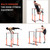 Dip Bar Station Functional Fitness Workout Dip bar 3 Level Adjustable Height Dip Stand 400lbs Heave Duty Dip Station for Full Body Workout Fitness