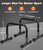 TABEKE Push Up Bar, 12" High Parallettes Bars & Dip Bar With Full-Cover Foam Handles, No Wobbling Calisthenics Equipment For Handstand, L-Sit, Gymnastics, Strength Training Home Gym
