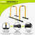 ProsourceFit Dip Stand Station, Heavy Duty Ultimate Body Press Bar with Safety Connector for Tricep Dips