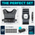 Weighted Vest 60lb Space Gray Removable Iron Weights for Men and Women Workout for Calisthenics and Fitness Sport Training