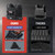 ZELUS Weighted Vest Men, 23lbs/36lbs/45lbs Adjustable Weight Vest with 10/16/20 removable Iron Weights and Reflective Strips, No-Bounce Design for Strength Training, Running, HIIT & Calisthenics