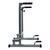 BalanceFrom Steel Frame Multi-Functional Home Gym Exercise Fitness Dip Stand Station with Adjustable Height, 500 Pound Capacity, Gray