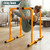 OLIXIS Dip Bar, Adjustable Heavy Duty Dip Bar Station with Soft High-Density Foam Handles, Stabilizer Parallel Parallette Bar Fitness Equipment for Home, Gym, Patio, Office