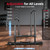 SPORTSROYALS DP2 Dip Station Adjustable Dip Bar, Heavy Duty Parallette & Parallel Bars, 400LBS Stable Dip Stands for Home Gym, Calisthenics & Upper Body Workout Equipment（black)