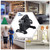 Mini Exercise Bike, Uten Under Desk Bike Pedal Exerciser, Peddler Exerciser, Portable Foot Cycle Arm & Leg Peddler Machine with LCD Screen Displays (Black)
