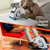 TECHMOO Under Desk Bike Pedal Exerciser, Heavy Metal Flywheel Mini Stationary Exercise Bike with LCD Digital Monitor Portable Foot Cycle for Home/Office/Workout Legs and Arms Training Peddler Machine