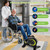 HOWHAI Mini Exercise Bike, Motorized Under Desk Pedal Exerciser Leg/Arm Cycle for Senior, Auto&Manual Mode, Adjustable Speed, LCD Display, Remote Control