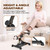 Mini Exercise Bike, Under Desk Bike Pedal Exerciser Portable Foot Cycle Arm & Leg Peddler Machine