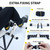 MOMODA Under Desk Bike Pedal Exerciser with LCD Display Portable Mini Exercise Bike for Arm and Leg
