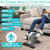 Vive Under Desk Bike Pedal Exerciser - Stationary Exercise Leg Peddler - Low Impact, Portable Mini Cycle Bike for Under Your Office Desk - For Arm or Foot - Small, Sit-Down Recumbent Equipment Machine