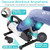Vive Under Desk Exercise Bike - Stationary Magnetic Pedal Exerciser - Seated Elliptical Leg Exerciser for Home & Office Workout - Foot Desk Stepper While Sitting - Indoor Fitness Machine