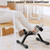 RYGEO Pedal Exerciser Mini Exercise Bike for Leg and Arm Recovery Exercise Lightweight and Portable Floor Bike(Black)