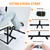 RYGEO Pedal Exerciser Mini Exercise Bike for Leg and Arm Recovery Exercise Lightweight and Portable Floor Bike(Black)