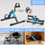 RYGEO Folding Pedal Exerciser Mini Exercise Bike Under Desk Bike for Arms and Legs Workout, Portable Desk Bike Peddler Machine for Sedentary Officer & Seniors