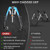 Twister Arm Trainer, 3 in 1 Hydraulic Power Chest Workout Equipment with Ab Roller Wheels and Hooks, Adjustable 22-440lbs Arm Trainer for Men Women, Home Gym Equipment for Full Body Strength Training